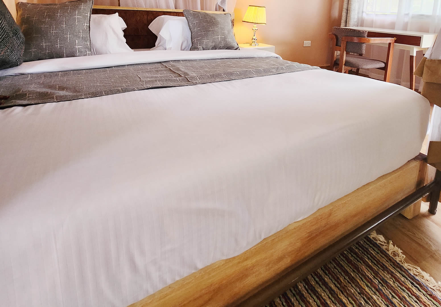 Standard single room at Penety Amboseli Resort with Kilimanjaro views